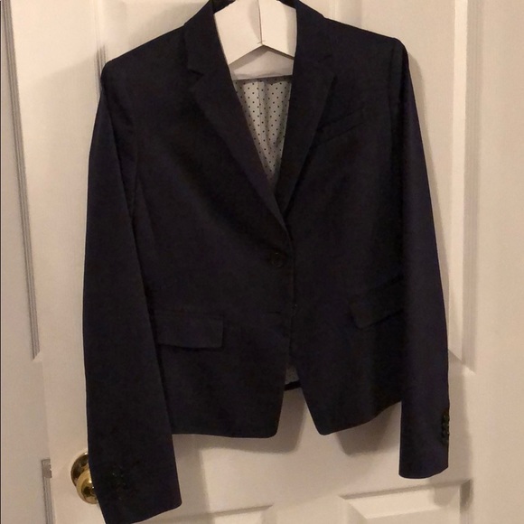 Ann Taylor navy blue blazer - Picture 2 of 8